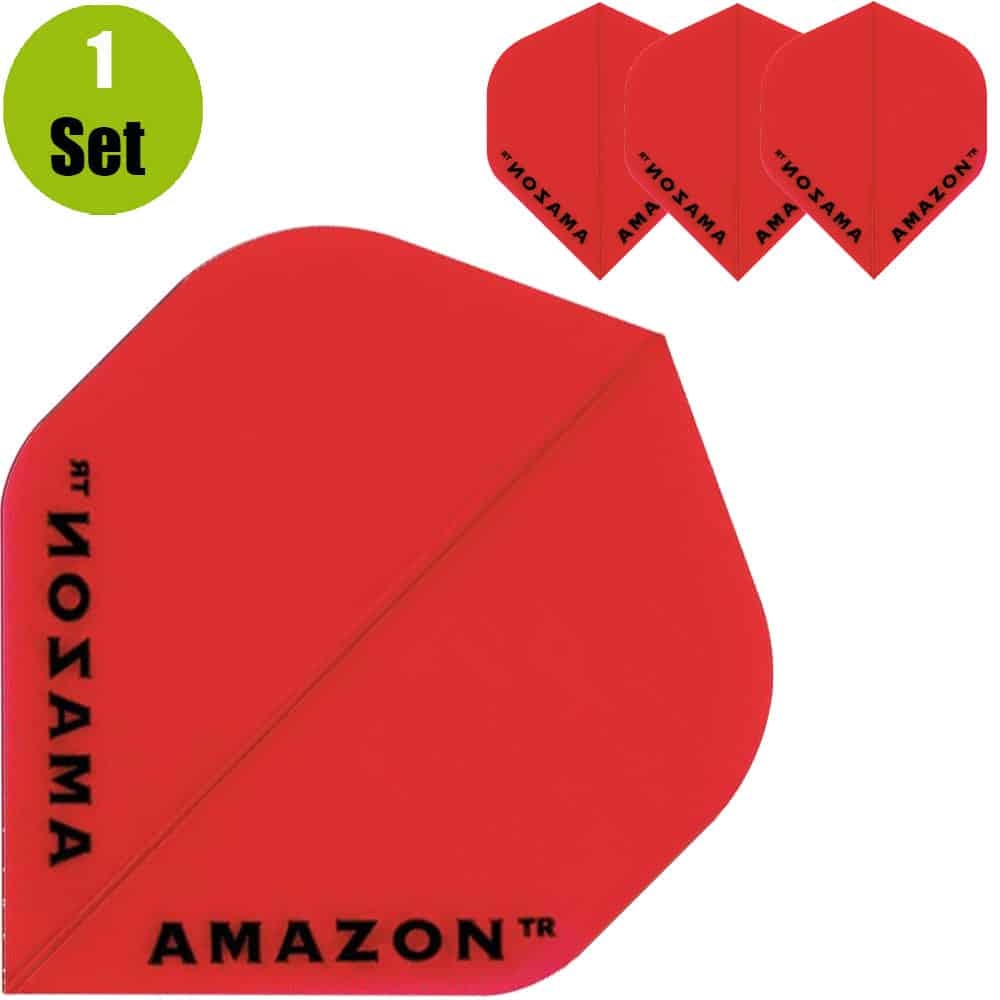 Amazon Amazon Transparante Dartflights - Oranje afbeelding