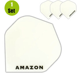 Amazon Amazon Plain Dartflights - Wit