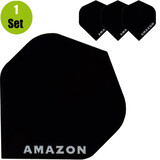 Amazon Amazon Plain Dartflights - Zwart