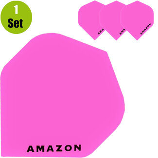 Amazon Amazon Plain Dartflights - Roze