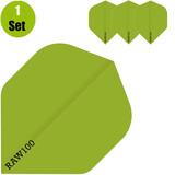 Amazon Raw100 Plain Dartflights - Neon Groen Amazon Raw100 Plain Dartflights - Neon Groen