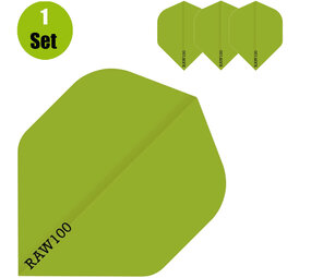 Amazon Raw100 Plain Dartflights - Neon Groen Amazon Raw100 Plain Dartflights - Neon Groen