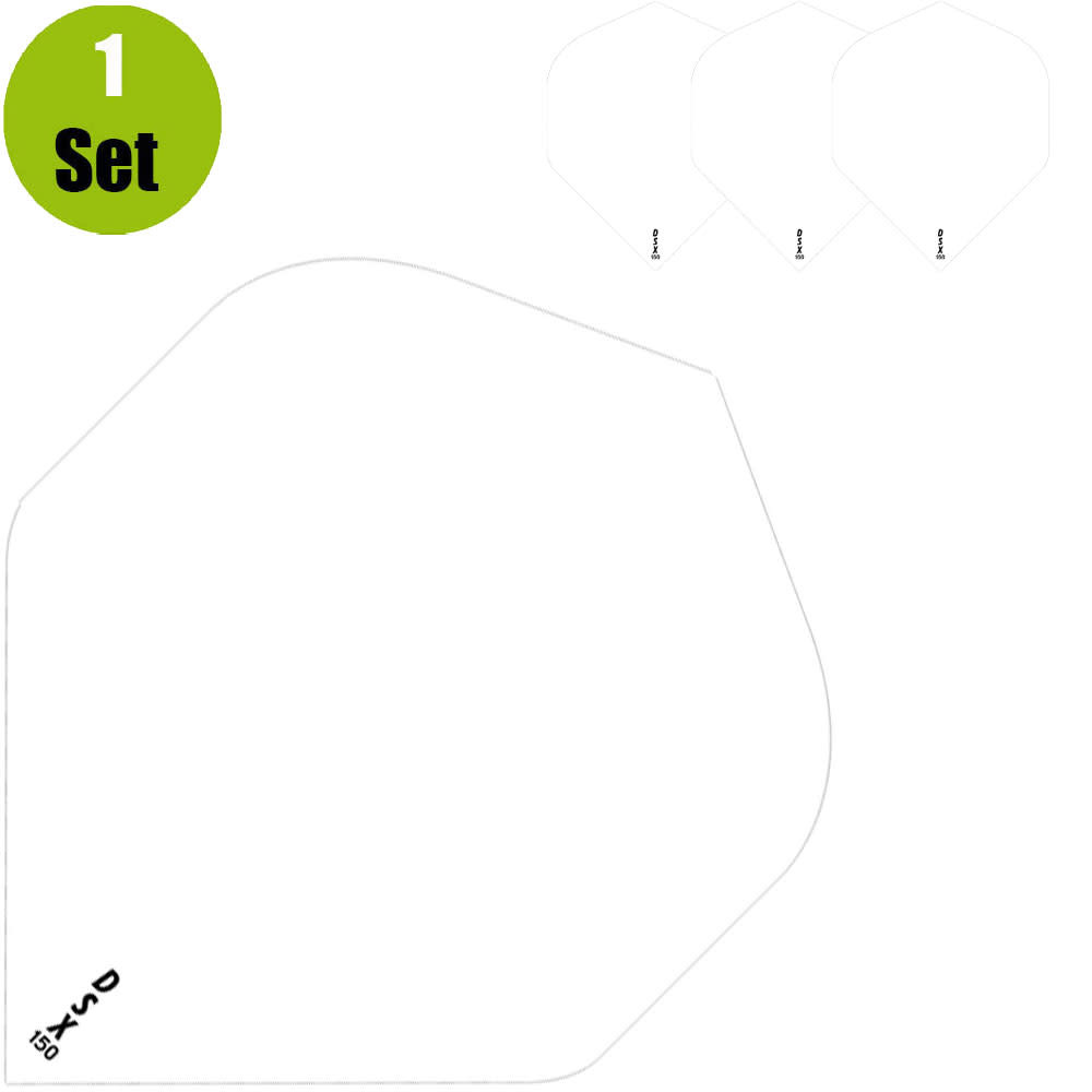 Designa DSX 150 Dartflights - Wit afbeelding