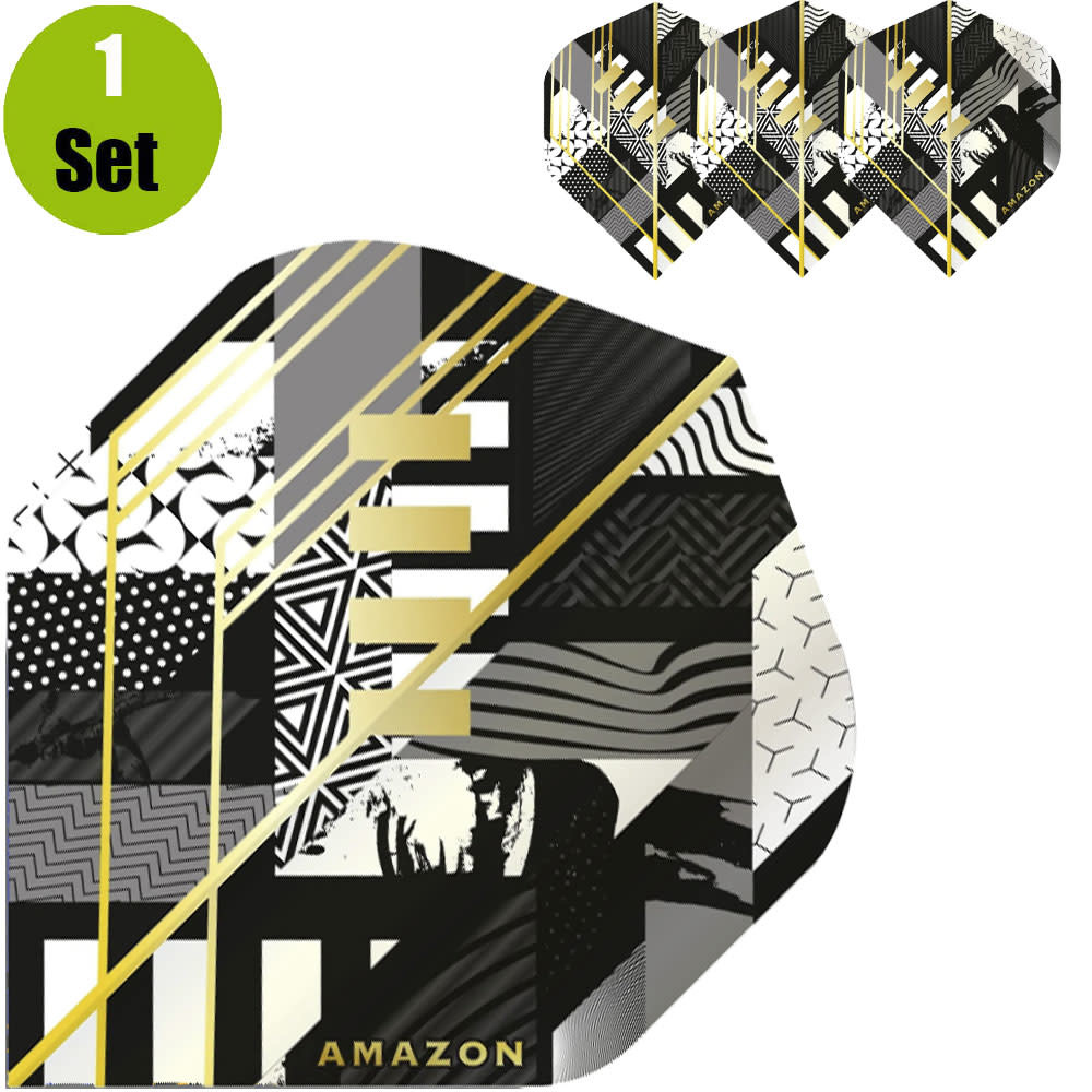 Amazon Amazon Abstract Dartflights - Zwart - Grijs afbeelding