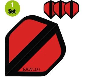 Designa Zone Dartflights - Rood Designa Zone Dartflights - Rood