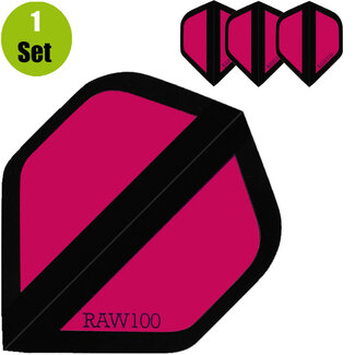 Designa Raw100 Zone Dartflights - Roze