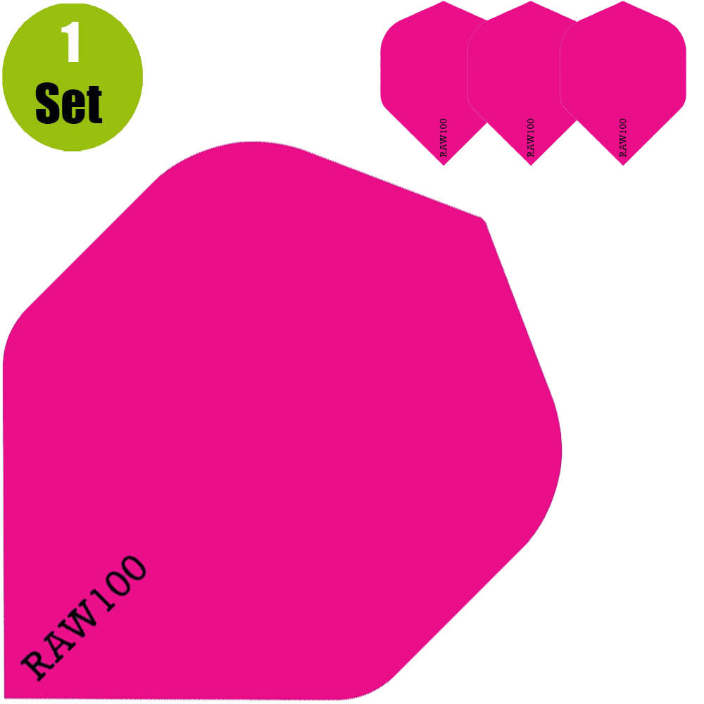 Designa Plain Dartflights - Neon Roze afbeelding