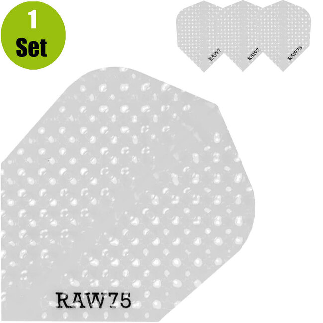 Raw75 Dimplex Dartflights - Wit