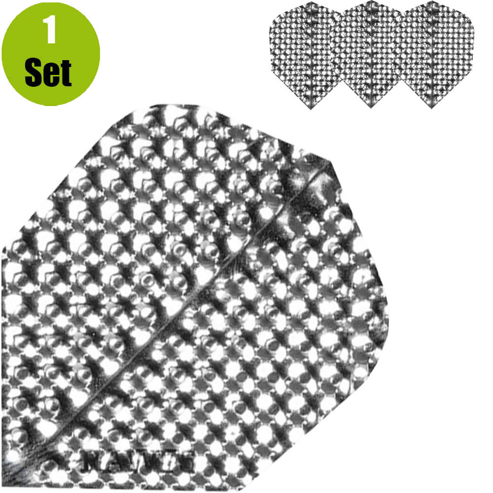 Designa Dimplex Dartflights - Zilver afbeelding