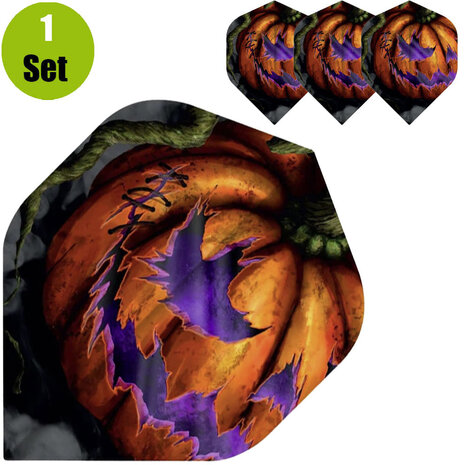 Designa Horror Show Dartflights - Pumpkin King