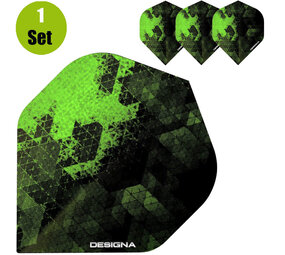 Designa Rock Dartflights - Groen Designa Rock Dartflights - Groen