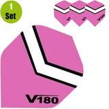 V180 V180 Chevron Dartflights - Roze V180 V180 Chevron Dartflights - Roze