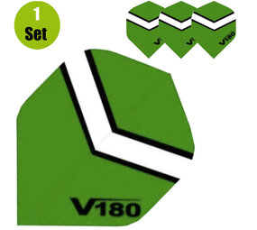 V180 V180 Chevron Dartflights - Groen V180 V180 Chevron Dartflights - Groen
