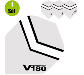 V180 V180 Chevron Dartflights - Clear V180 V180 Chevron Dartflights - Clear