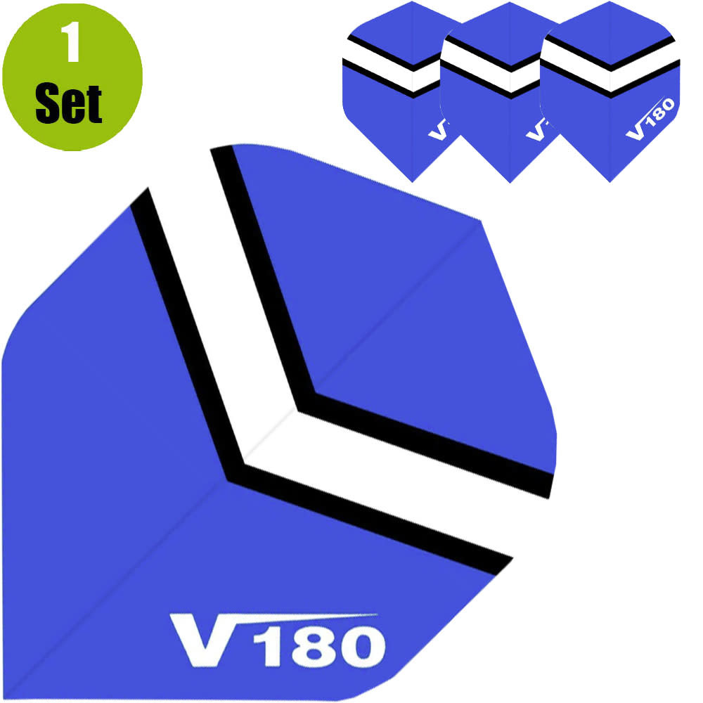 V180 V180 Chevron Dartflights - Blauw afbeelding