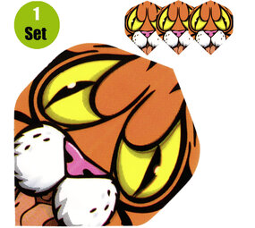 Designa Dartflights - Tiger Face Designa Dartflights - Tiger Face