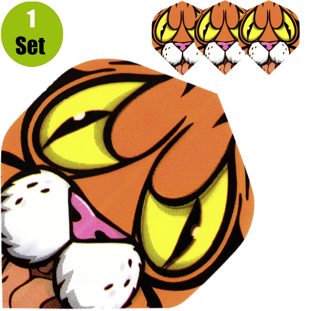 Designa Dartflights - Tiger Face afbeelding