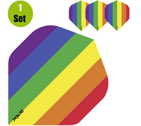Ruthless Ruthless Pride Flag Dartflights - Regenboog
