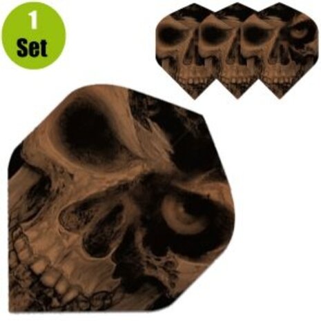 Designa Skull Dart Flights - Pole Axed Designa Skull Dart Flights - Pole Axed