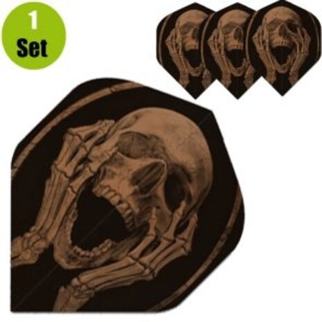 Designa Skull Dart Flights - The Scream Designa Skull Dart Flights - The Scream