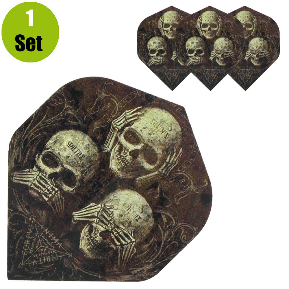 Designa Alchemy Dart Flights - 3 Skulls Designa Alchemy Dart Flights - 3 Skulls