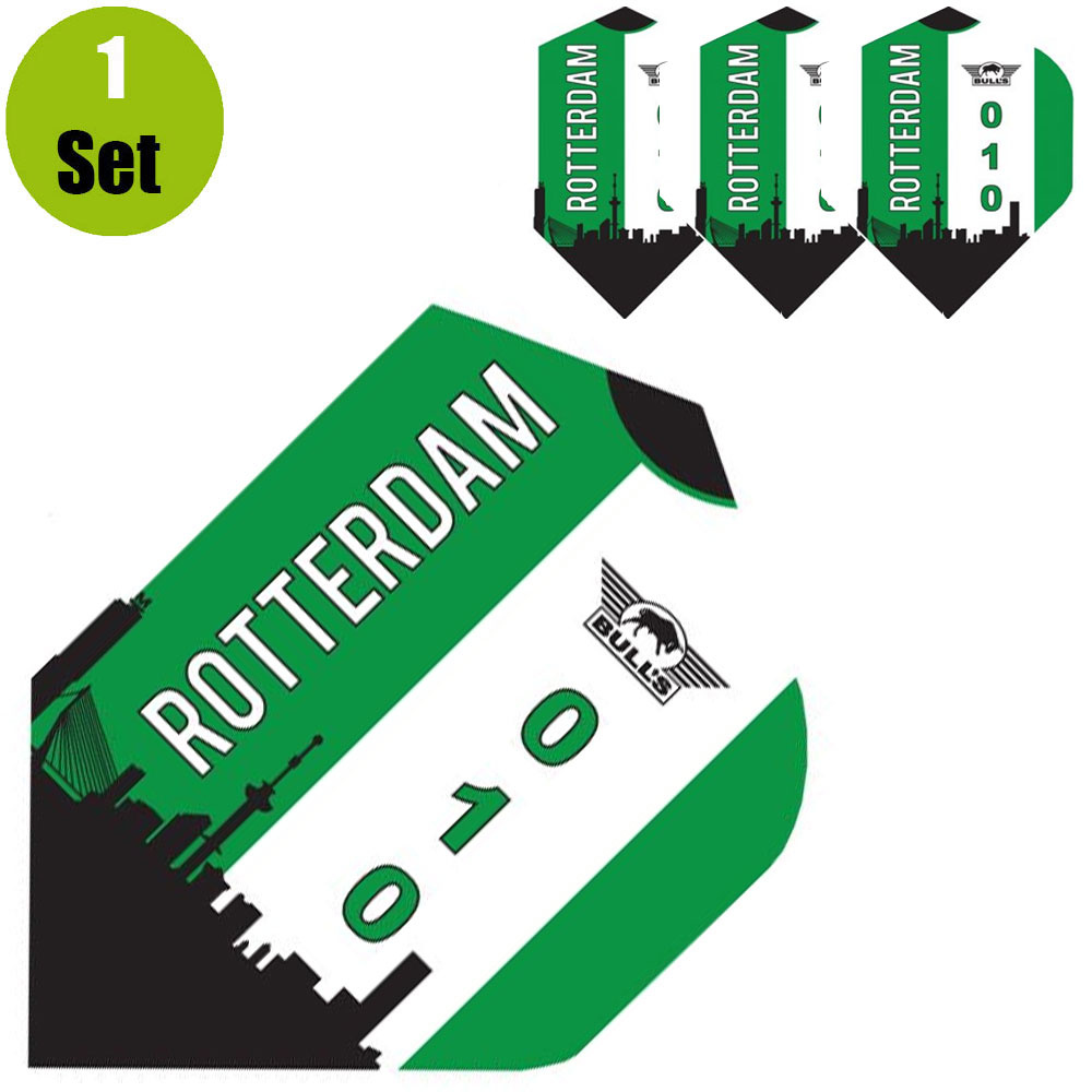 Bulls Rotterdam Dartflights Groen afbeelding