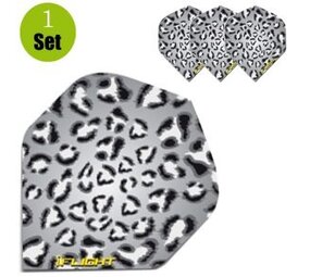 Designa Luipaard Dartflights - Grijs Designa Luipaard Dartflights - Grijs