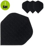 Lena Linnen Dartflights - Zwart