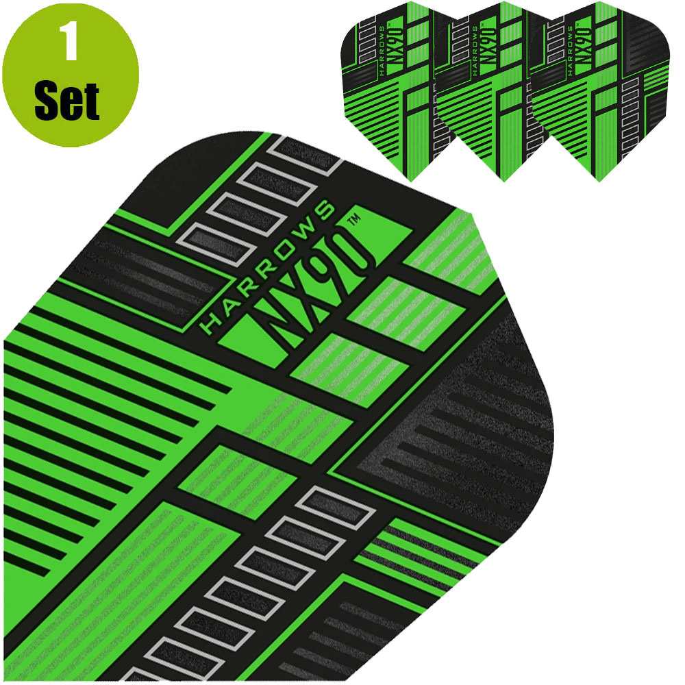 Harrows Harrows Prime NX90 Dartflights - Groen afbeelding