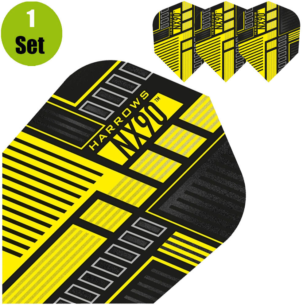 Harrows Harrows Prime NX90 Dartflights - Geel
