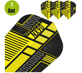 Harrows Harrows Prime NX90 Dartflights - Geel Harrows Harrows Prime NX90 Dartflights - Geel