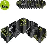 Winmau Michael van Gerwen V2 Dartflights - 5pack Black Winmau Michael van Gerwen V2 Dartflights - 5pack Black