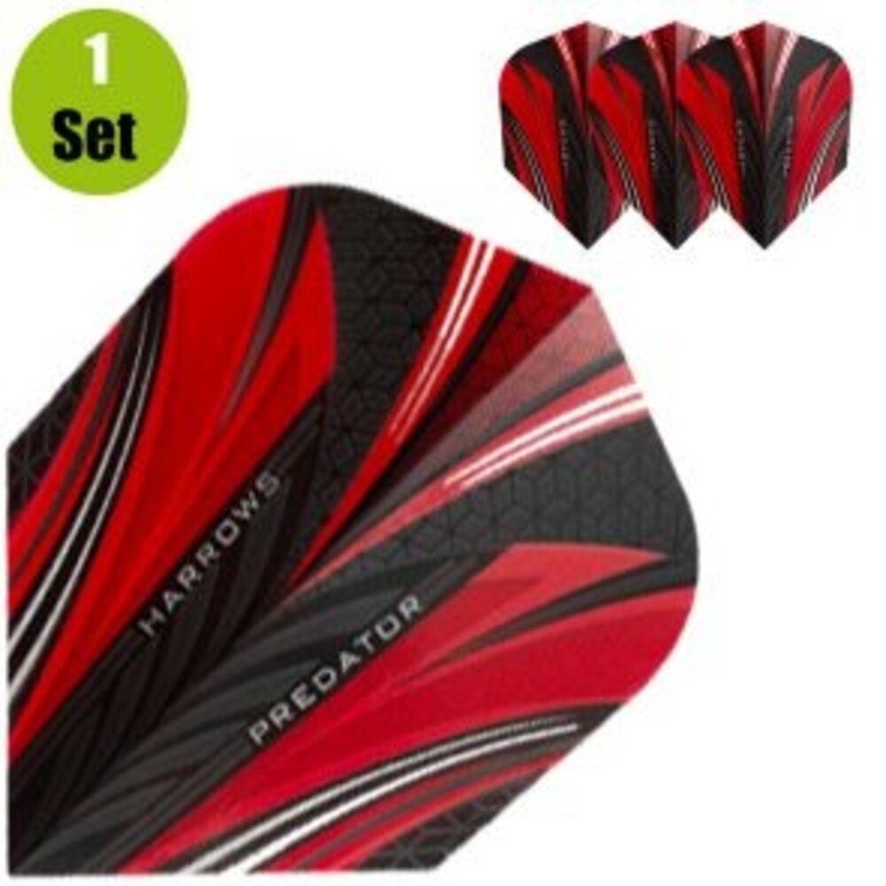 Harrows Harrows Predator Dartflights - Rood