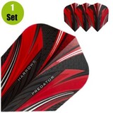 Harrows Harrows Predator Dartflights - Rood Harrows Harrows Predator Dartflights - Rood