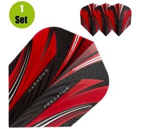Harrows Harrows Predator Dartflights - Rood Harrows Harrows Predator Dartflights - Rood