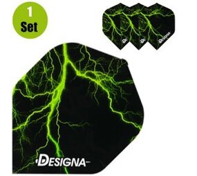 Designa Lightning Dartflights - Groen Designa Lightning Dartflights - Groen