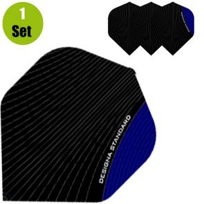 Designa Standaard Dartflights - Blauw afbeelding