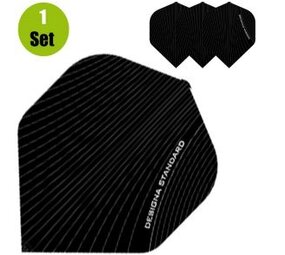 Designa Standaard Dartflights - Zwart Designa Standaard Dartflights - Zwart