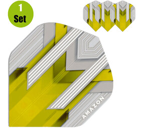 Amazon Amazon Silver Dartflights - Geel Amazon Amazon Silver Dartflights - Geel