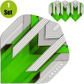 Amazon Silver Dartflights - Groen afbeelding