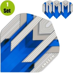 Amazon Silver Dartflights - Blauw afbeelding