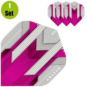 Amazon Silver Dartflights - Roze afbeelding