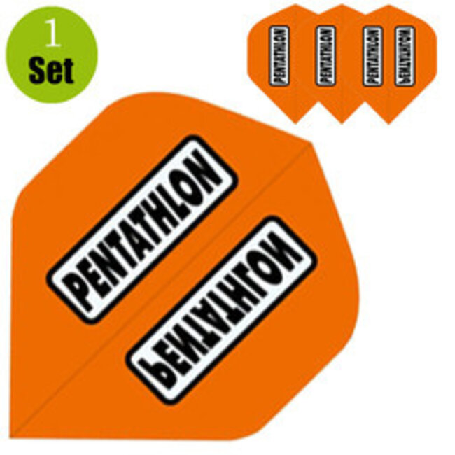 Pentathlon Dartflights - Oranje