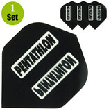 Pentathlon Pentathlon Dartflights - Zwart