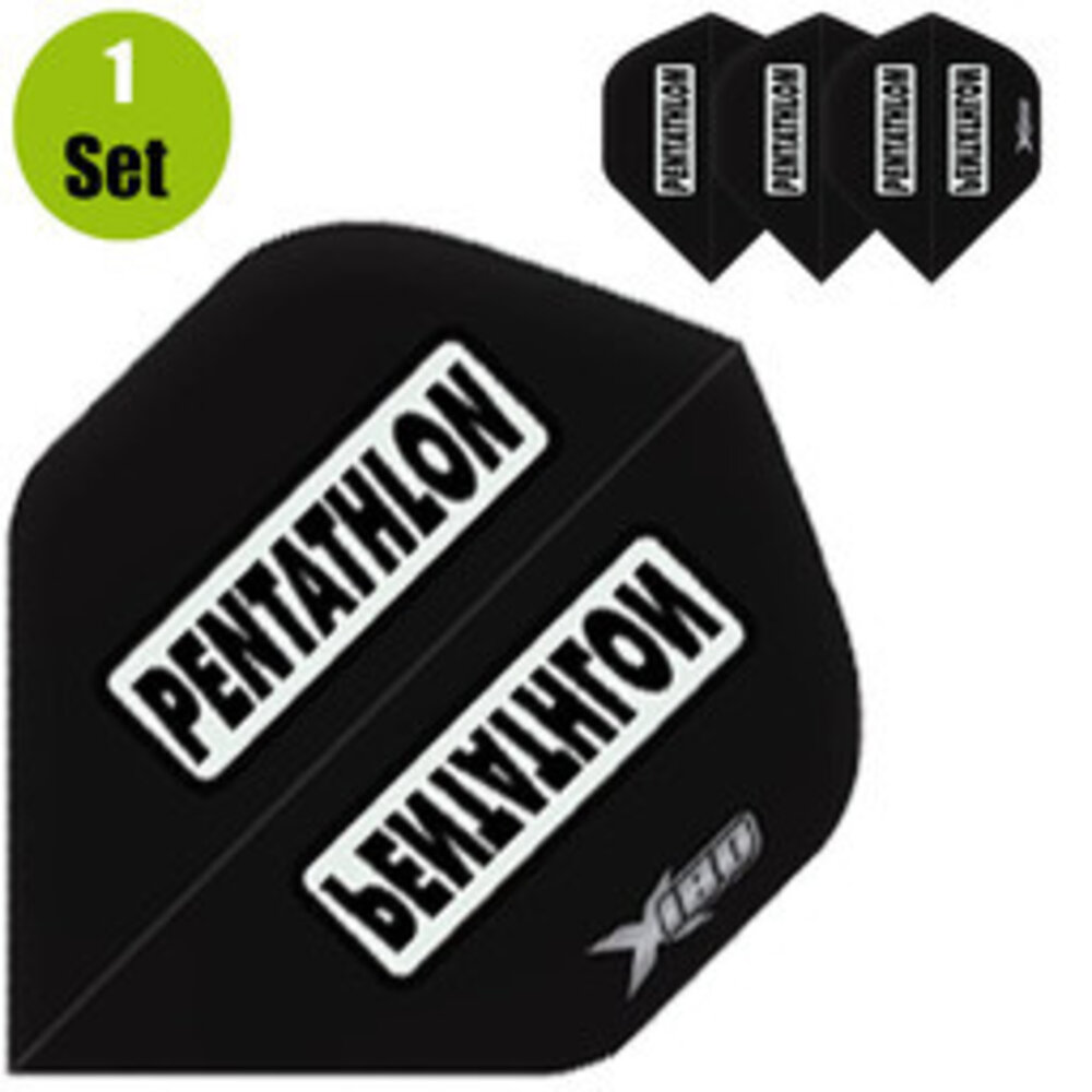 Pentathlon Pentathlon Xtream 180 Dartflights - Zwart Pentathlon Pentathlon Xtream 180 Dartflights - Zwart