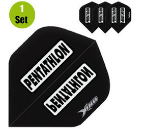 Pentathlon Pentathlon Xtream 180 Dartflights - Zwart Pentathlon Pentathlon Xtream 180 Dartflights - Zwart