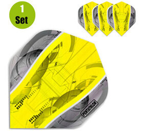 Pentathlon Pentathlon Silver Edge Dartflights - Geel