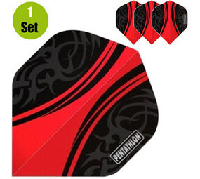 Pentathlon Pentathlon Vizion Swish Dartflights - Rood