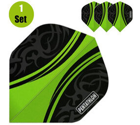 Pentathlon Pentathlon Vizion Swish Dartflights - Groen Pentathlon Pentathlon Vizion Swish Dartflights - Groen