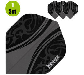 Pentathlon Pentathlon Vizion Swish Dartflights - Grijs Pentathlon Pentathlon Vizion Swish Dartflights - Grijs